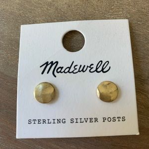 Madewell round stud earrings